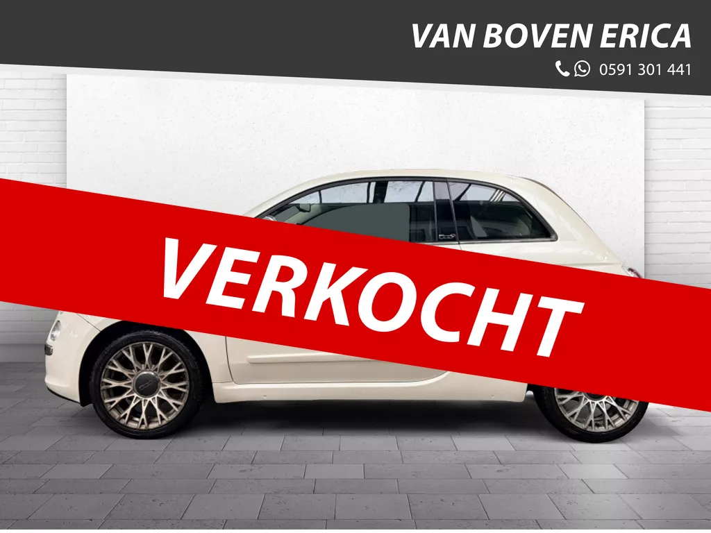 Fiat 500C 0.9 TwinAir Lounge Cabrio Automaat Leder BT Tel