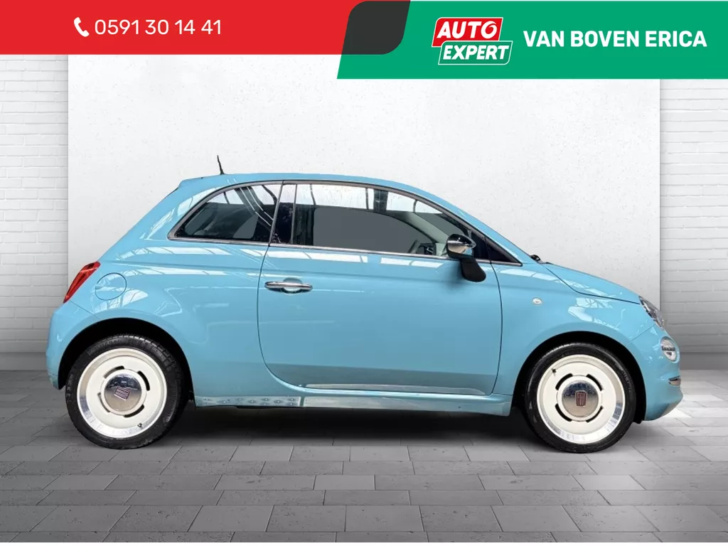 Fiat 500 0.9 TA Anniversario Vintage '57 Cruise Panodak Carplay Nav