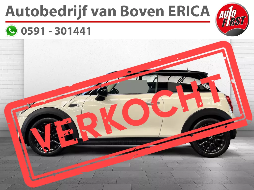 MINI Mini 1.5 Cooper Business Automaat Led Navi Clima Cruise Verw.ruit Nap