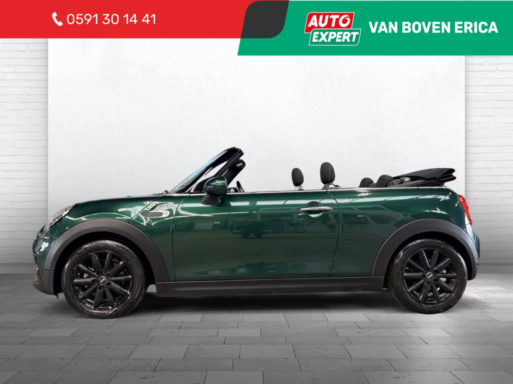 Mini Cabrio 1.5 Cooper Pepper Automaat Wired Navi Cruise Clima Stoelverw.